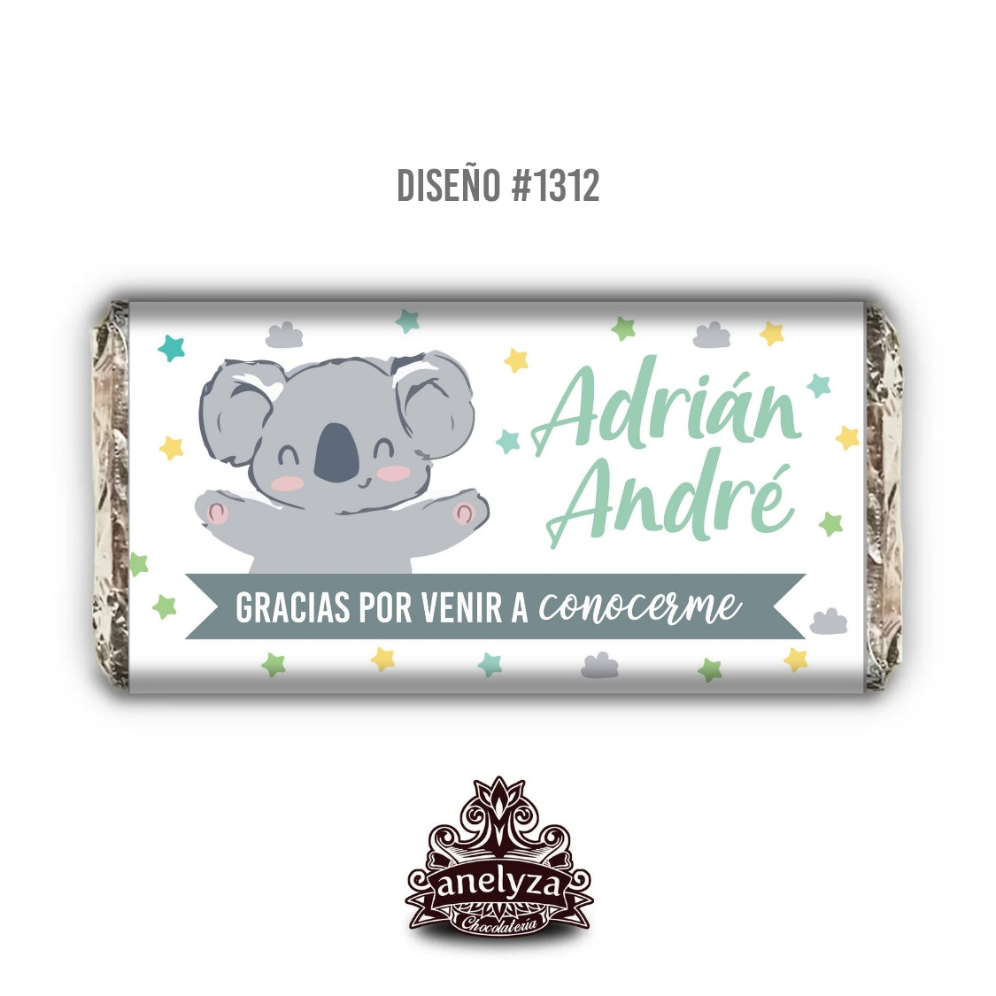 DESIGN #1312 KOALA BIRTH/BABY SHOWER