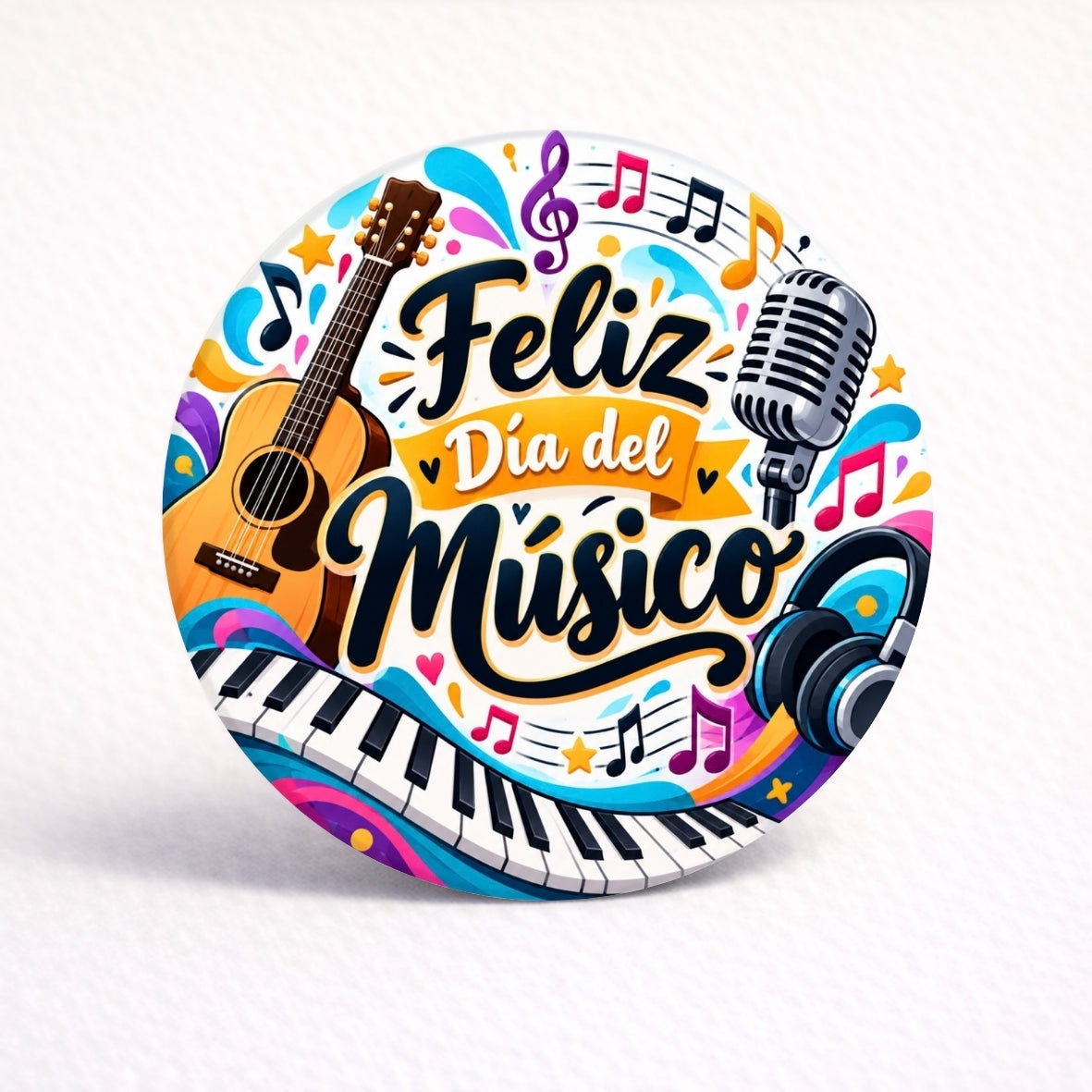 OBLEAS RELLENAS PERSONALIZADAS DISEÑO #4892 DIA DEL MÚSICO