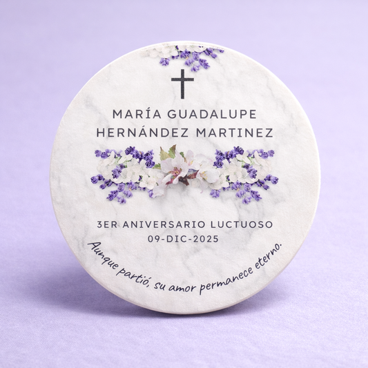 OBLEAS RELLENAS PERSONALIZADAS DISEÑO #6374-5 ANIVERSARIO LUCTUOSO