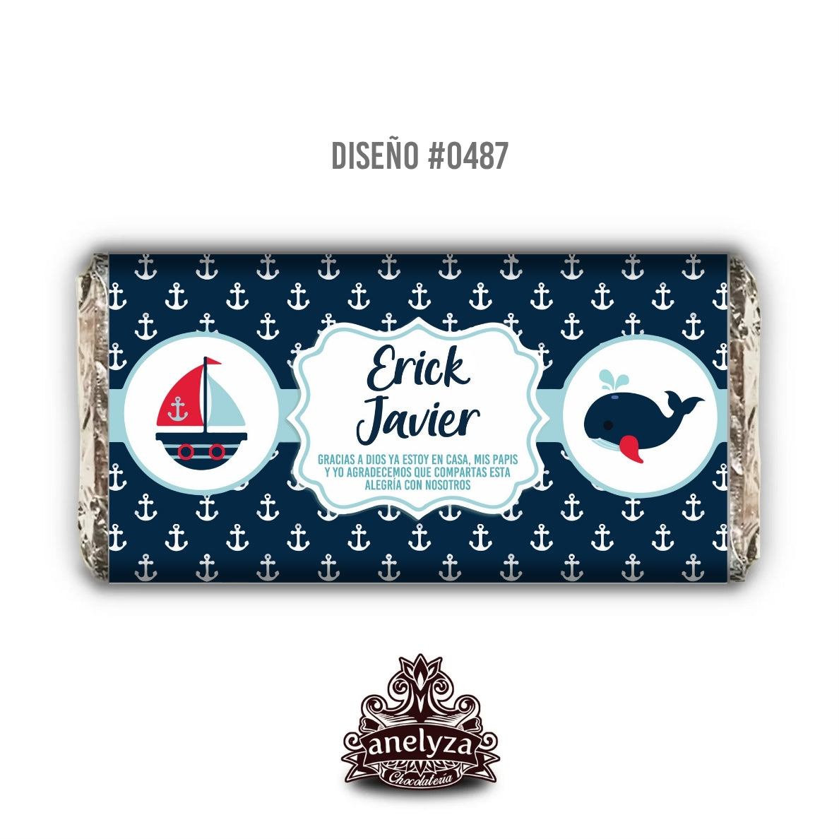 DESIGN #0487 SAILOR BIRTH/BABY SHOWER