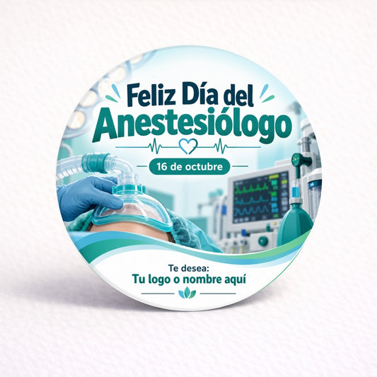 OBLEAS RELLENAS PERSONALIZADAS DISEÑO #4891-4 DIA DEL ANESTESIOLOGO