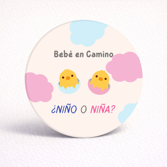 OBLEAS RELLENAS PERSONALIZADAS DISEÑO #0515-5 REVELACIÓN DE SEXO