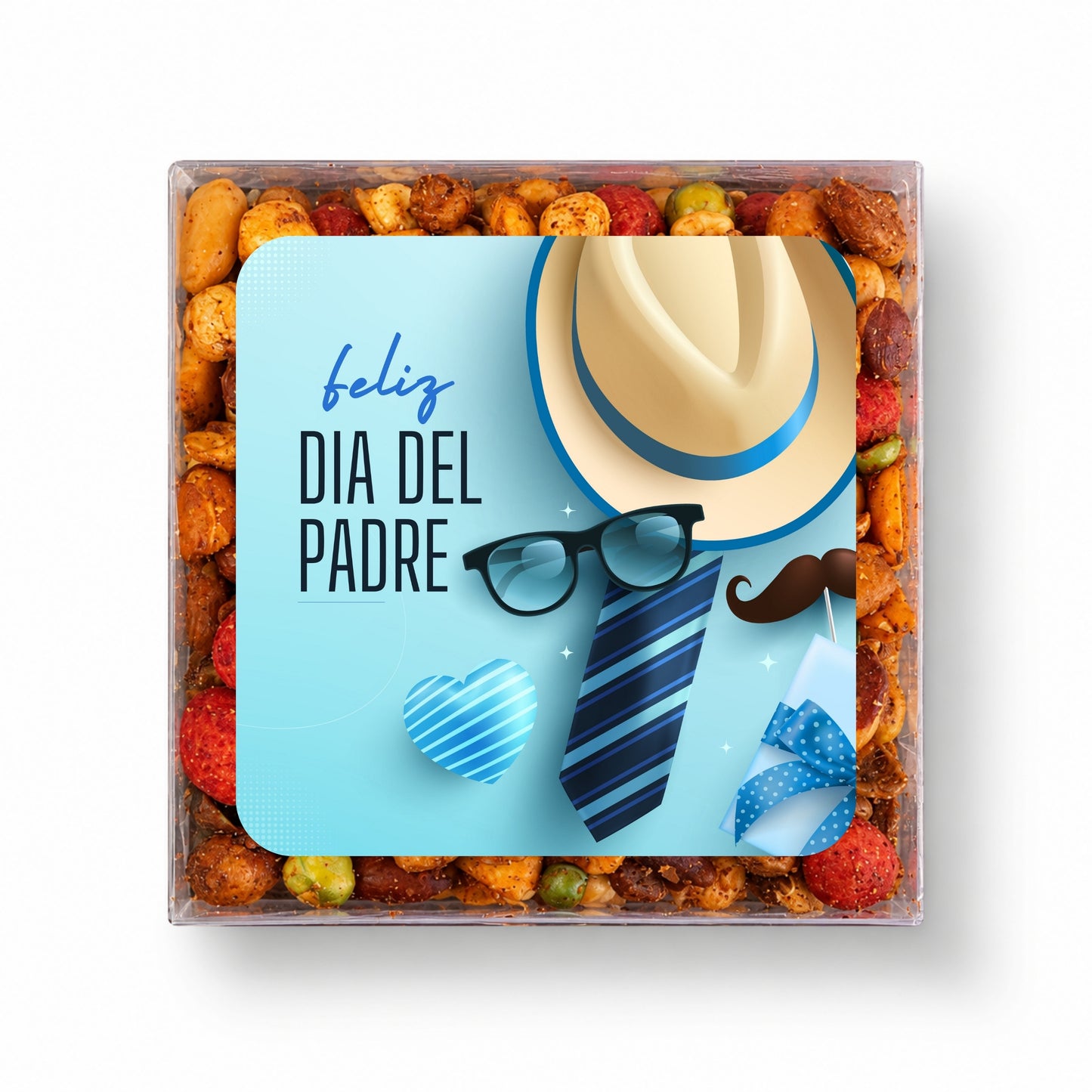 CAJA DE BOTANA PERSONALIZADA DISEÑO #5728-4 DIA DEL PADRE