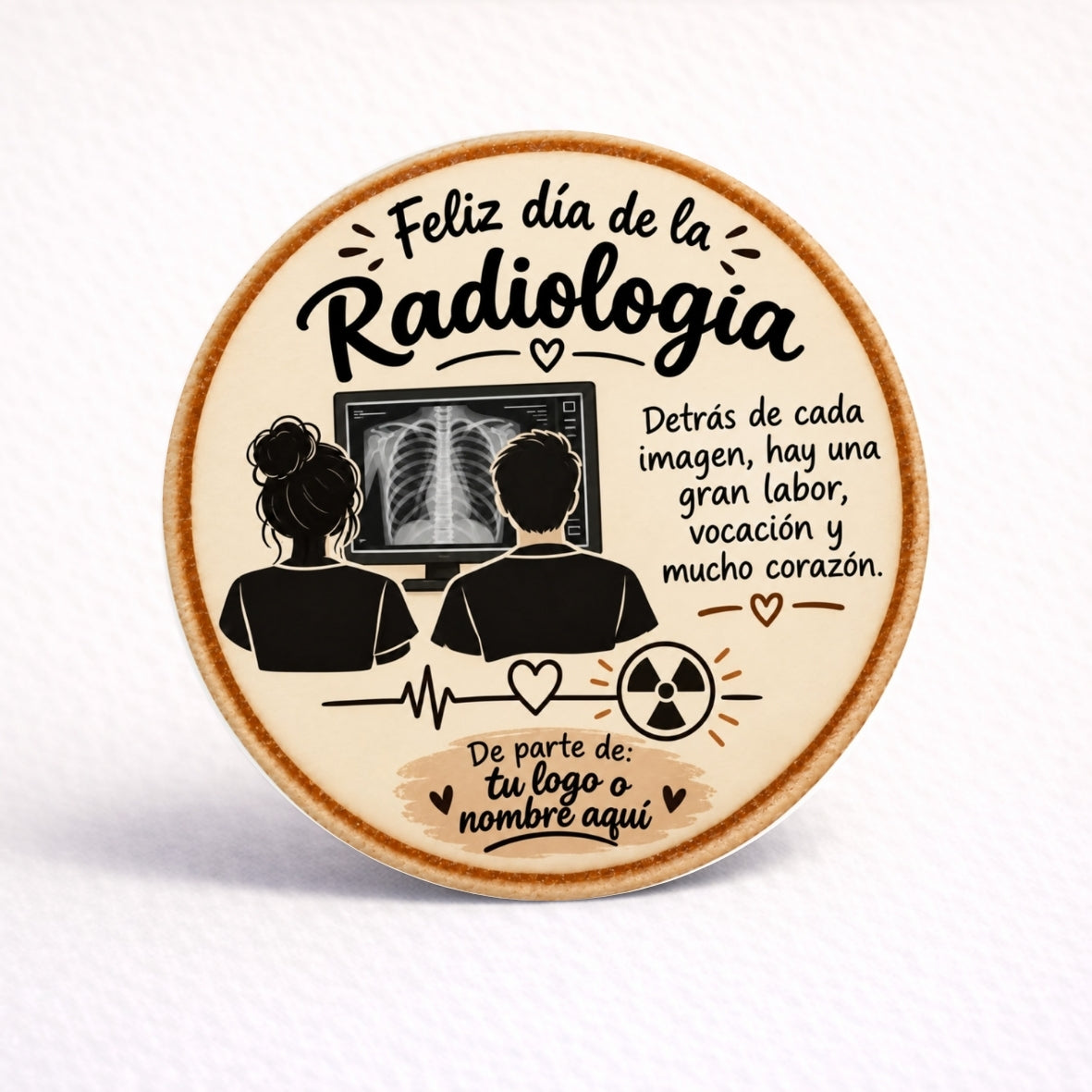 OBLEAS RELLENAS PERSONALIZADAS DISEÑO #7957-2 DIA DEL RADIÓLOGO