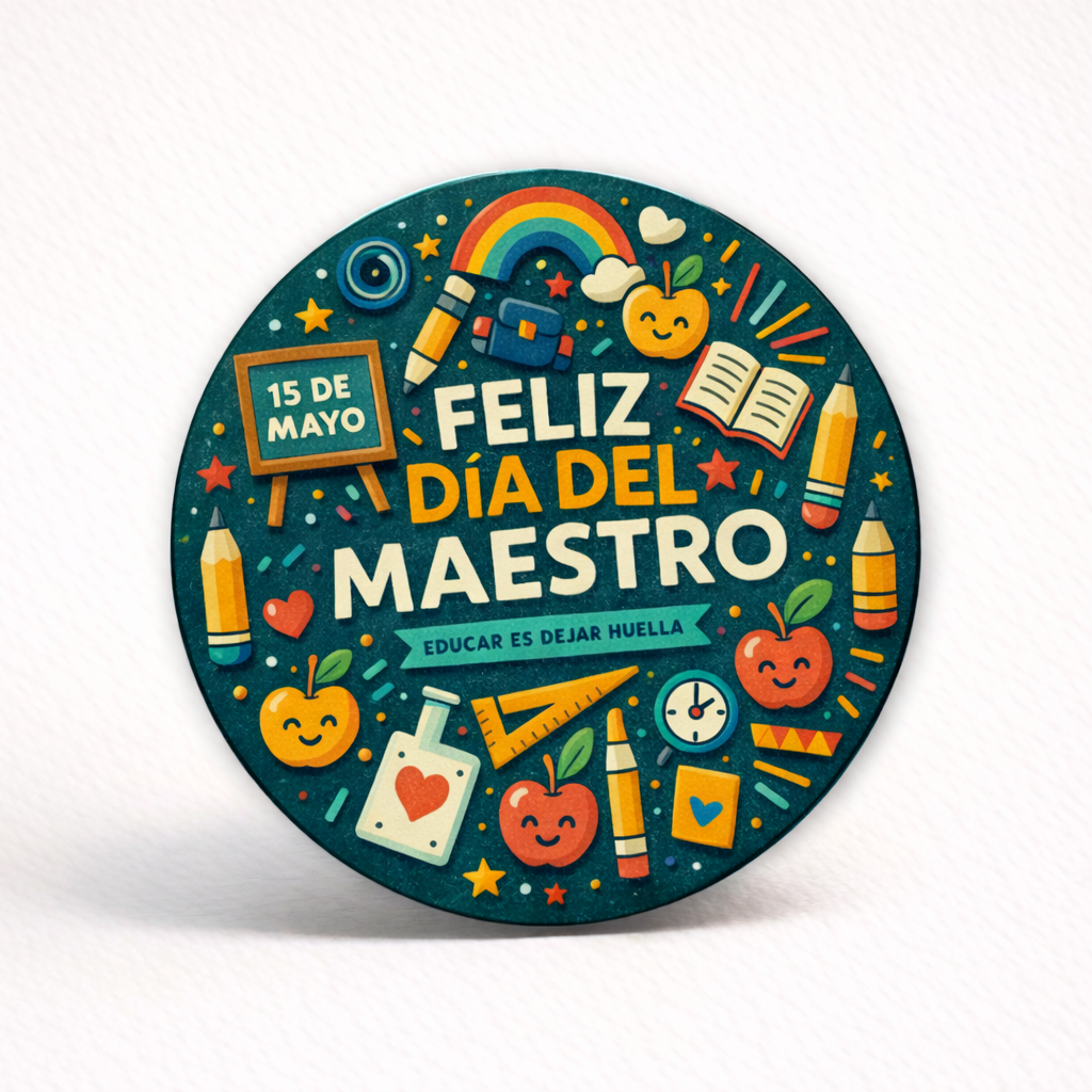 OBLEAS RELLENAS PERSONALIZADAS DISEÑ0 #2747-6 DÍA DEL MAESTRO