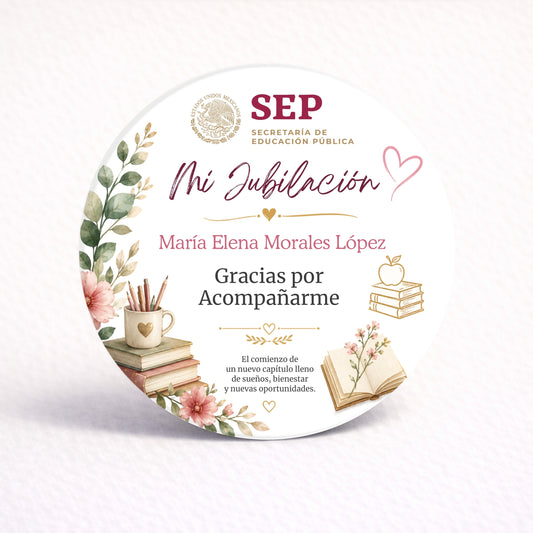 OBLEAS RELLENAS PERSONALIZADAS DISEÑO #7395-11 JUBILACIÓN