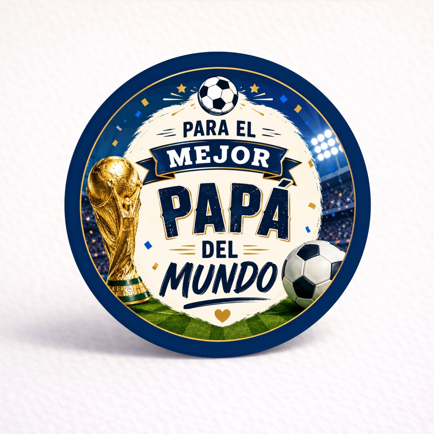 OBLEAS RELLENAS PERSONALIZADAS DISEÑO #8523-7 MUNDIAL FÚTBOL DIA DEL PADRE
