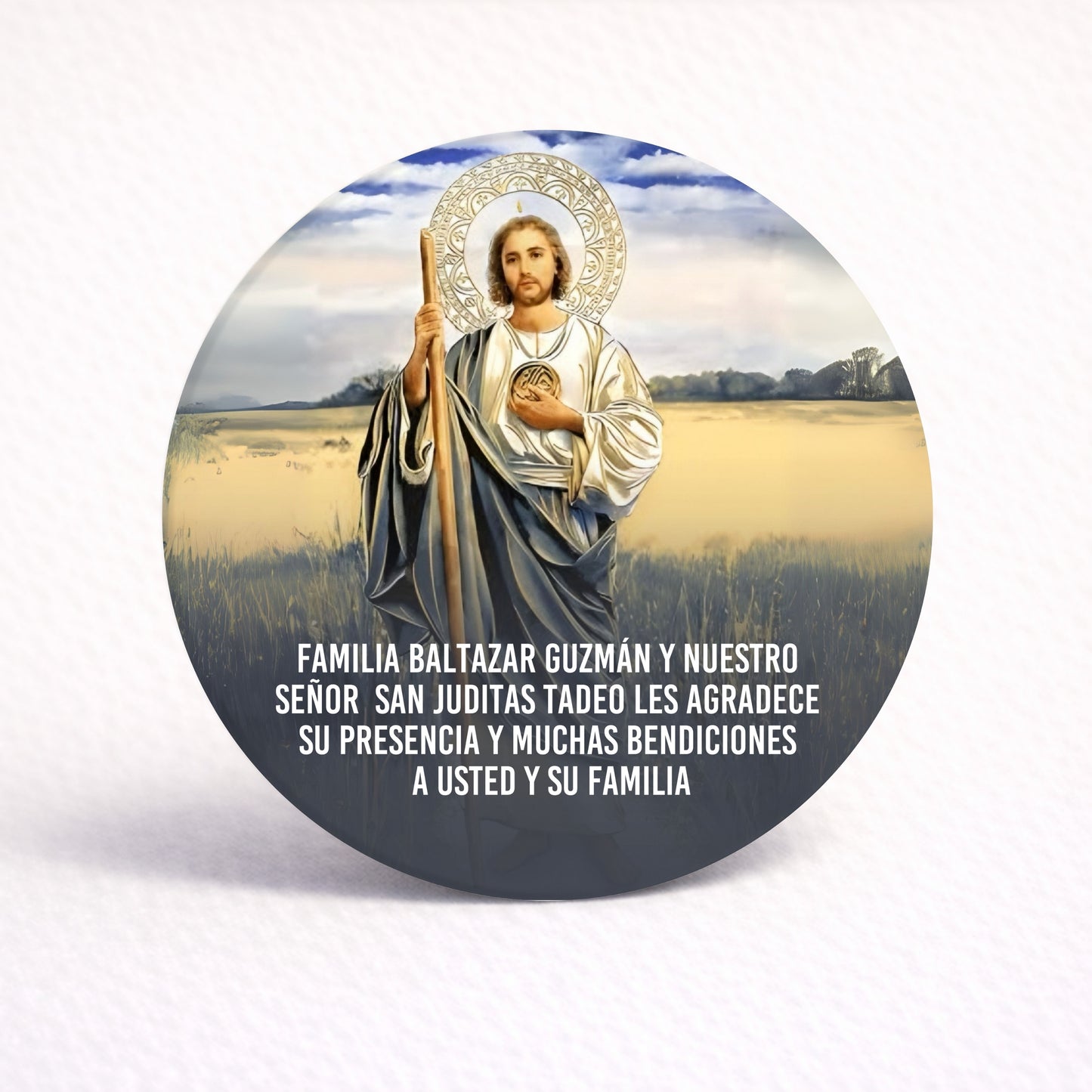 OBLEAS RELLENAS PERSONALIZADAS DISEÑO #4894-4 RELIGIOSO SAN JUDAS TADEO