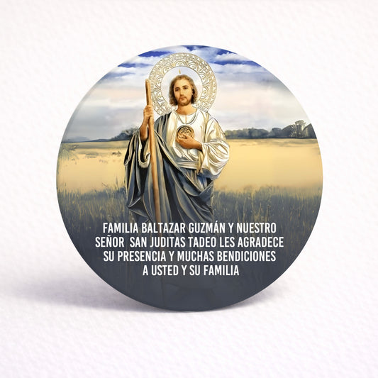 OBLEAS RELLENAS PERSONALIZADAS DISEÑO #4894-4 RELIGIOSO SAN JUDAS TADEO