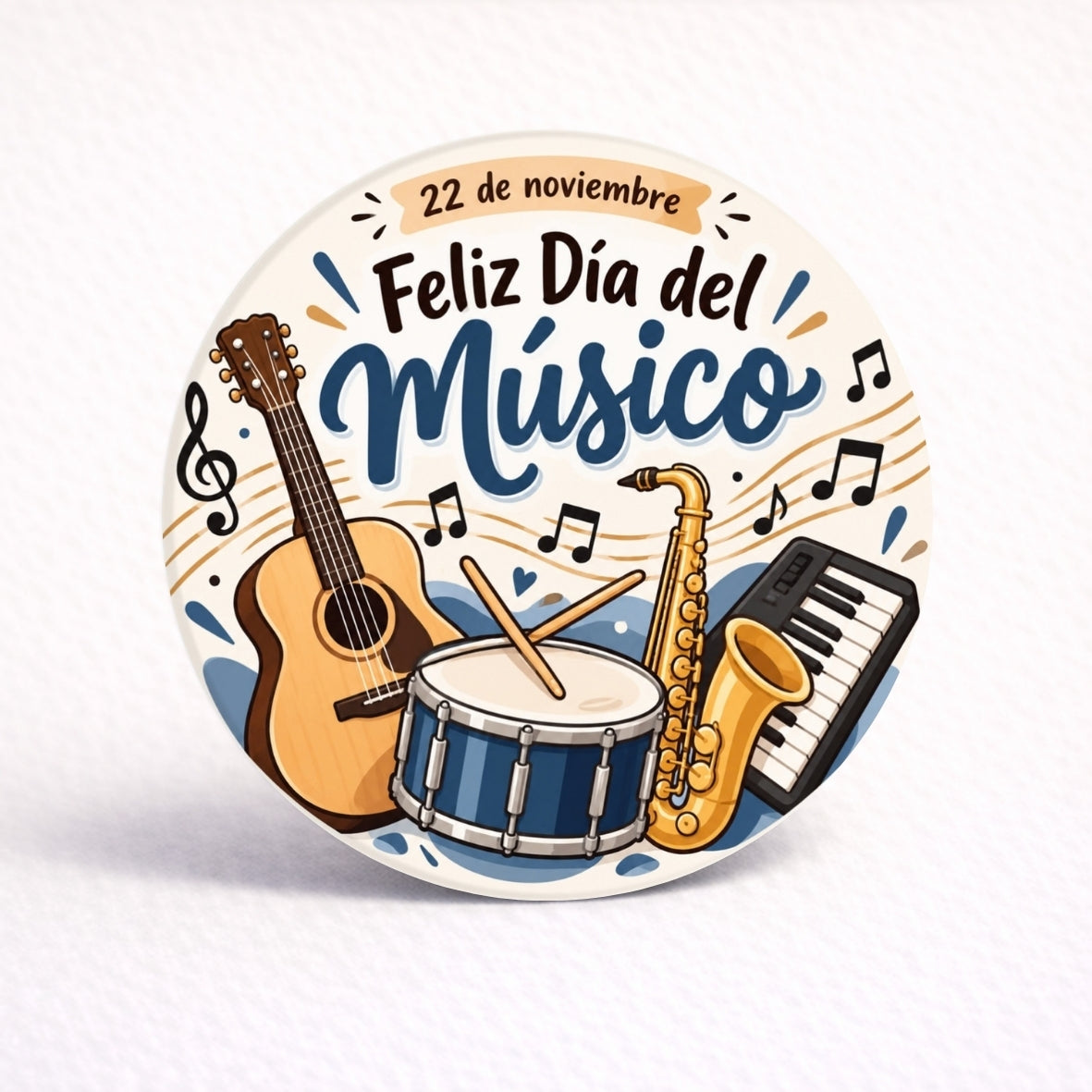 OBLEAS RELLENAS PERSONALIZADAS DISEÑO #4892-6 DIA DEL MÚSICO