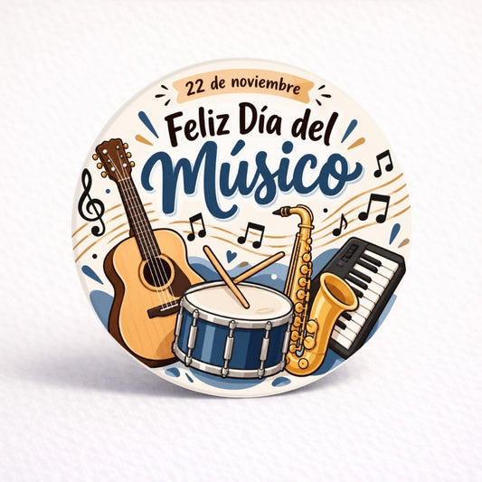 OBLEAS RELLENAS PERSONALIZADAS DISEÑO #4892-6 DIA DEL MÚSICO