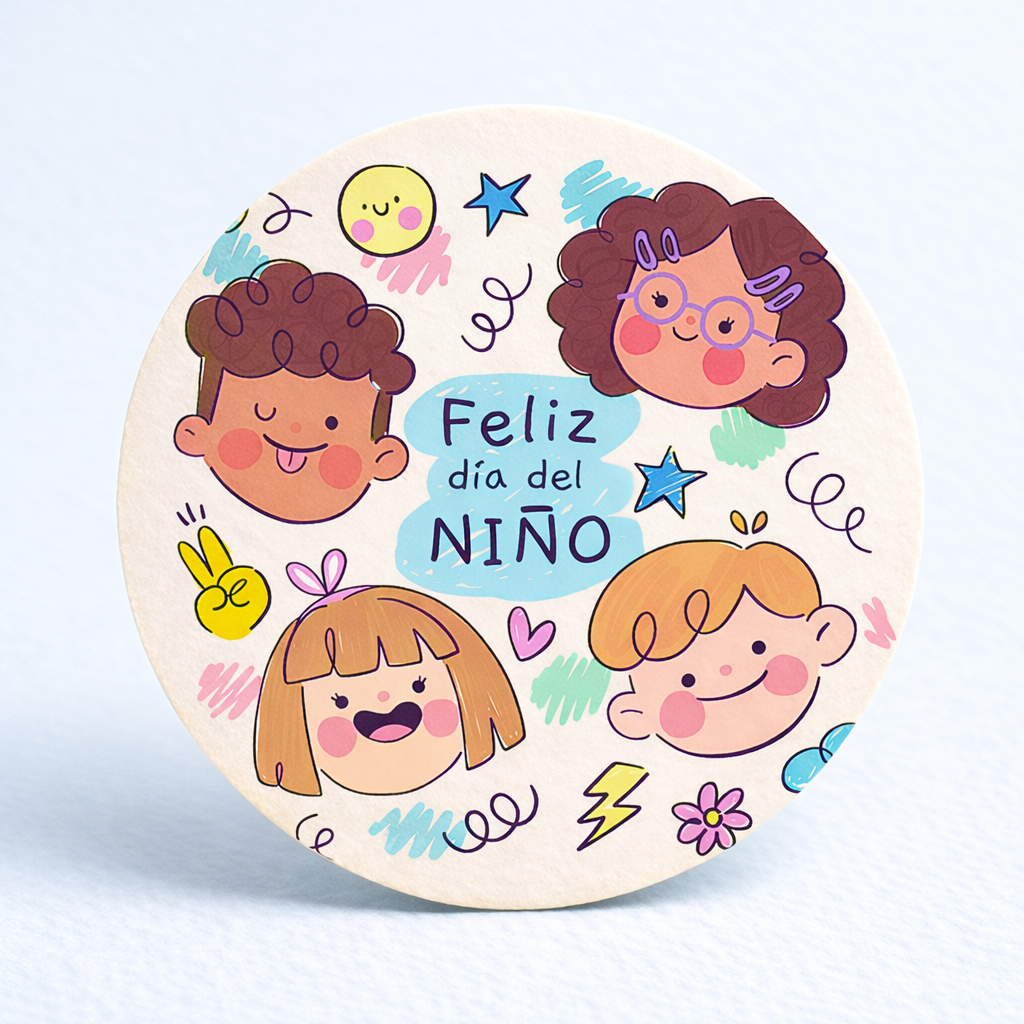 OBLEAS RELLENAS PERSONALIZADAS DISEÑ0 #1249-7 DIA DEL NIÑO