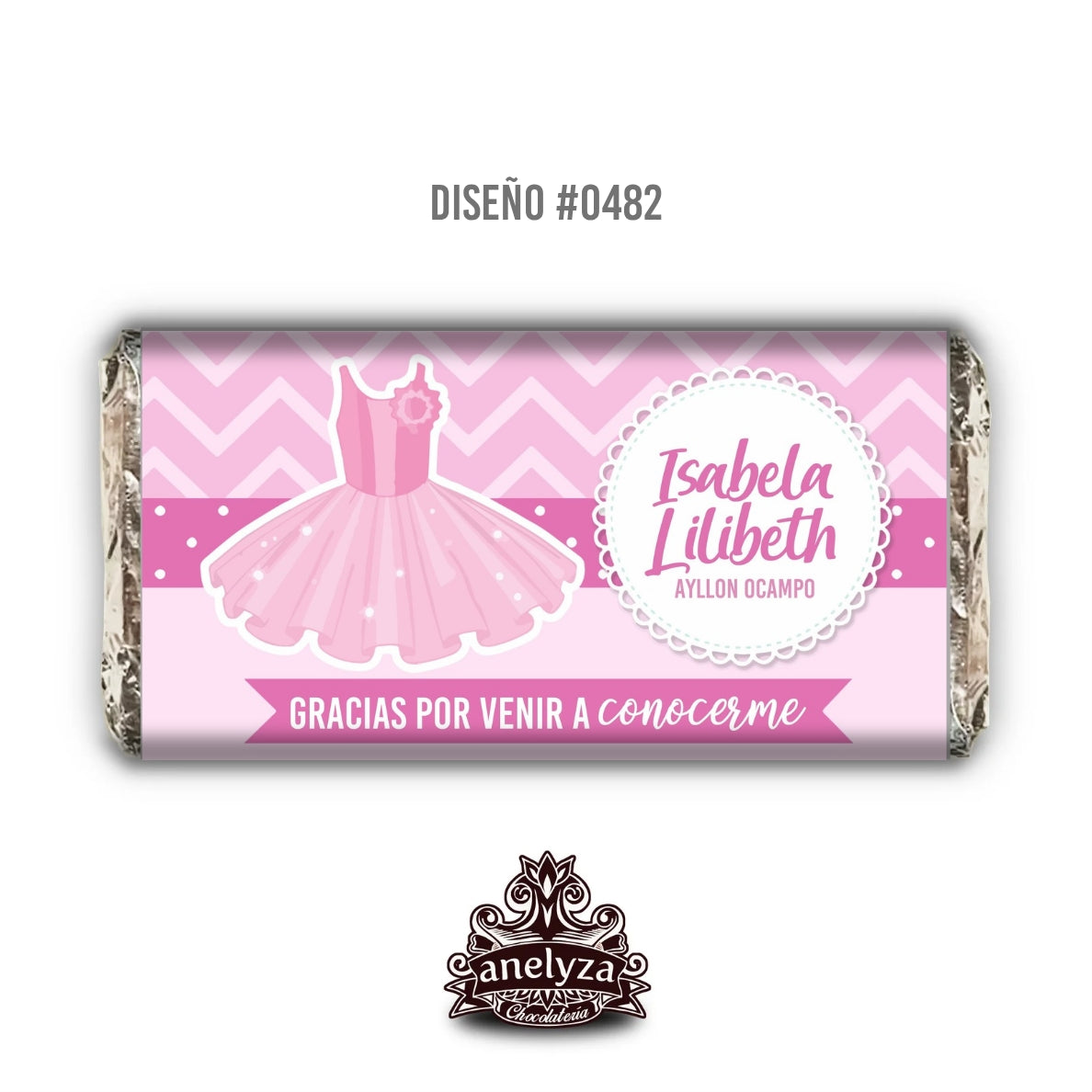 DESIGN #0482 BALLERINA BIRTH/BABY SHOWER