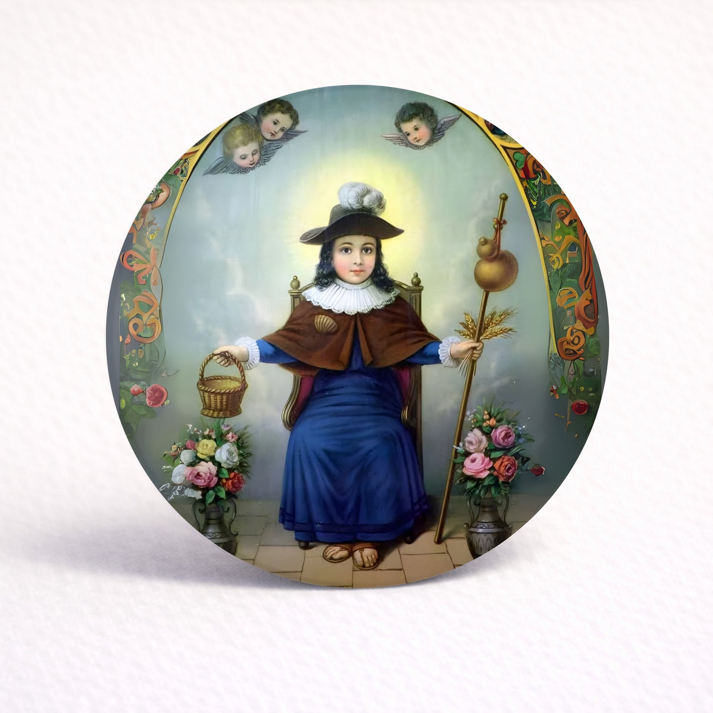 OBLEAS RELLENAS PERSONALIZADAS DISEÑO #4894-14 RELIGIOSO SANTO NIÑO DE ATOCHA
