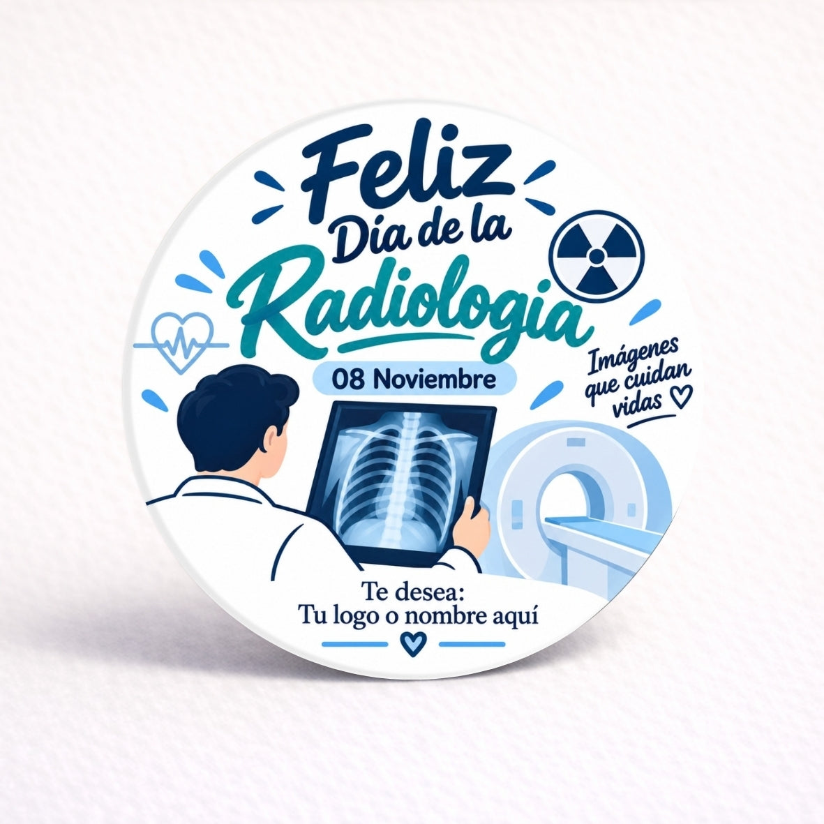 OBLEAS RELLENAS PERSONALIZADAS DISEÑO #7957-1 DIA DEL RADIÓLOGO