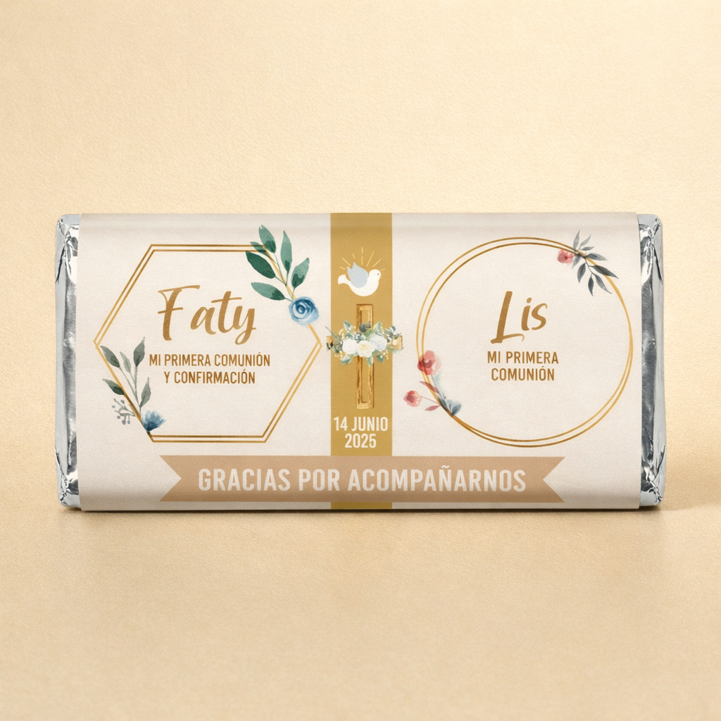 DESIGN #0681 GOLD BAPTISM/FIRST COMMUNION