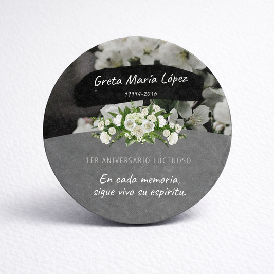OBLEAS RELLENAS PERSONALIZADAS DISEÑO #6374-7 ANIVERSARIO LUCTUOSO