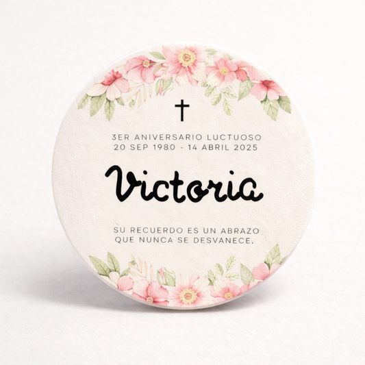 OBLEAS RELLENAS PERSONALIZADAS DISEÑO #6374-11 ANIVERSARIO LUCTUOSO