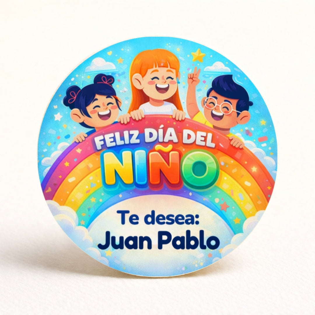 OBLEAS RELLENAS PERSONALIZADAS DISEÑ0 #1249-13 DIA DEL NIÑO