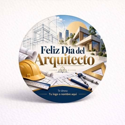 OBLEAS RELLENAS PERSONALIZADAS DISEÑO #4386 DIA DEL ARQUITECTO