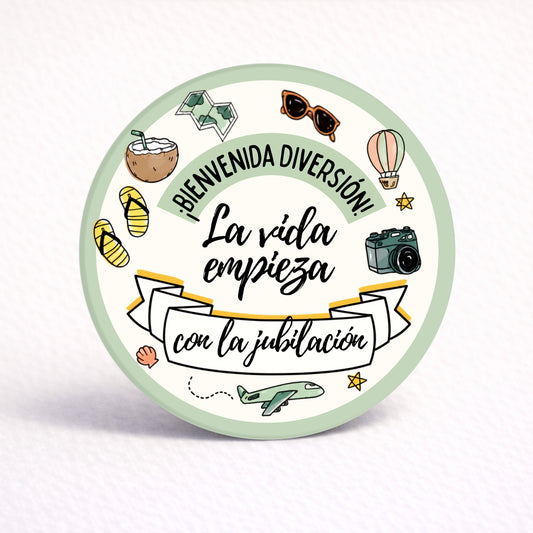 OBLEAS RELLENAS PERSONALIZADAS DISEÑO #7395-10 JUBILACIÓN