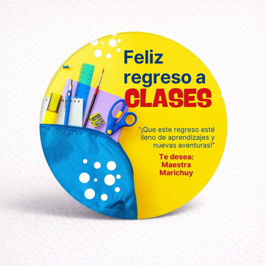 OBLEAS RELLENAS PERSONALIZADAS DISEÑO #4362-9 REGRESO A CLASES