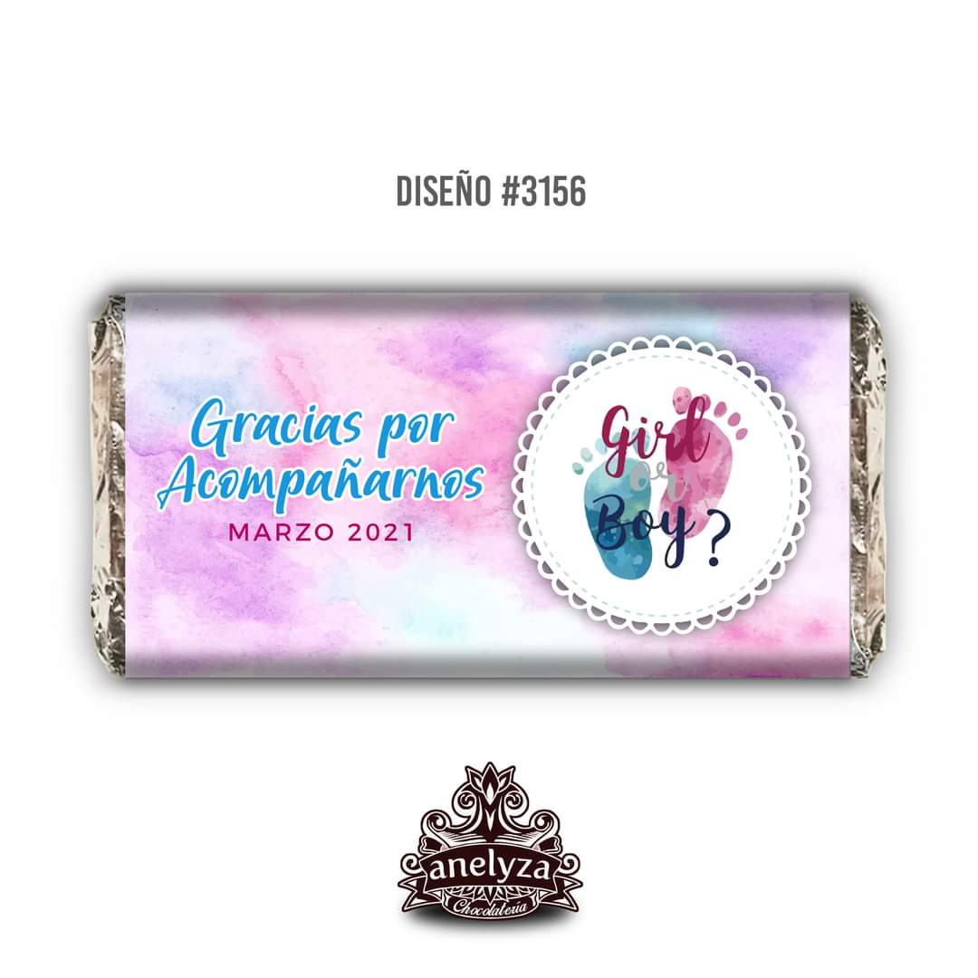 DISEÑO #3156 REVELACIÓN DE GENERO